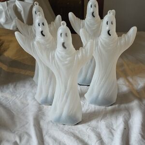 Set of White Ghost Figurines